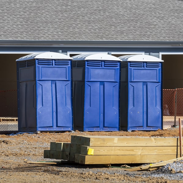 how do you dispose of waste after the porta potties have been emptied in Advance